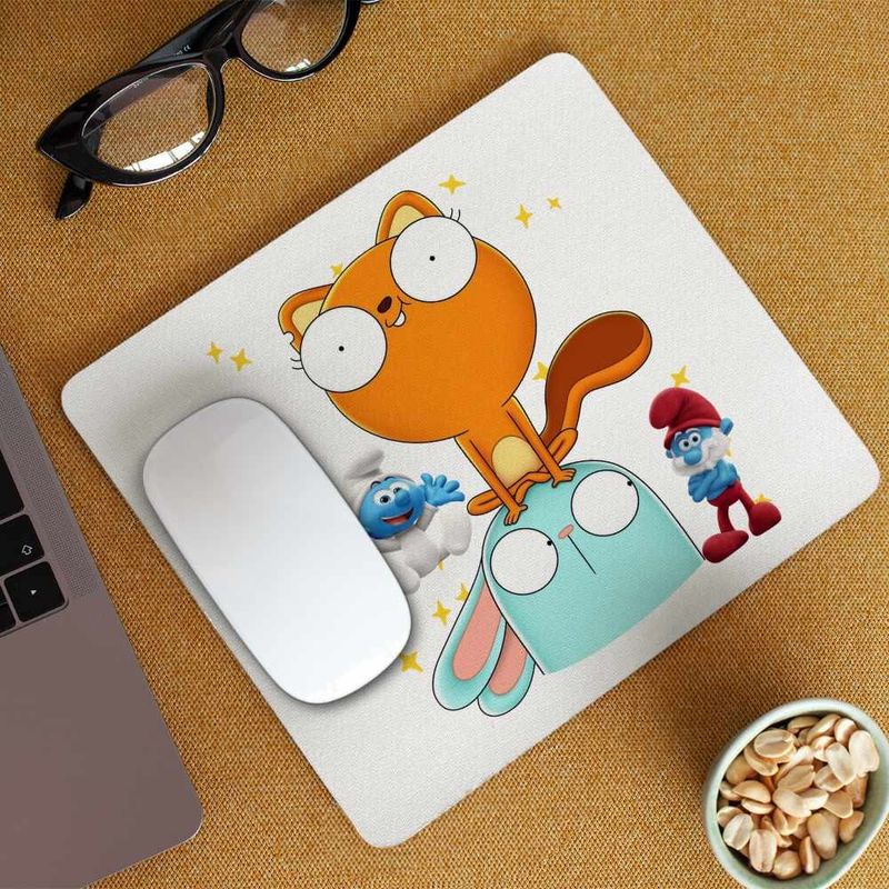 PC, gaming si accesorii - Periferice PC - Mousepad - Mousepad Kiff Barry Veverita Iepure CoolTrend, 21x19cm - Infinity.ro