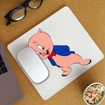 PC, gaming si accesorii - Periferice PC - Mousepad - Mousepad Porky Looney Tunes Purcel, CoolTrend, 21x19cm - Infinity.ro