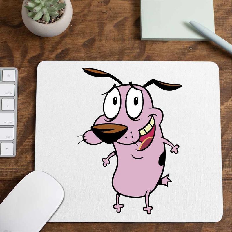PC, gaming si accesorii - Periferice PC - Mousepad - Mousepad Curaj Cainele Fricos Beagle, CoolTrend, 21x19cm - Infinity.ro