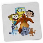 PC, gaming si accesorii - Periferice PC - Mousepad - Mousepad Familia Green Mr Bean Grizzy Lemingii Bluey Ursu Bunica CoolTrend, 21x19cm - Infinity.ro