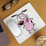 PC, gaming si accesorii - Periferice PC - Mousepad - Mousepad Curaj Cainele Fricos Beagle, CoolTrend, 21x19cm - Infinity.ro