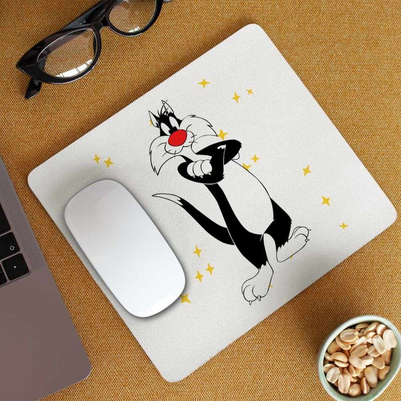 PC, gaming si accesorii - Periferice PC - Mousepad - Mousepad Tweety Motanul Sylvester CoolTrend, 21x19cm - Infinity.ro