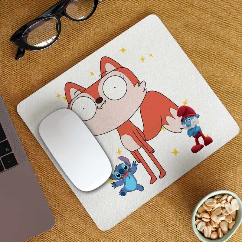 PC, gaming si accesorii - Periferice PC - Mousepad - Mousepad Candle Fox Kiff Dublat CoolTrend, 21x19cm - Infinity.ro
