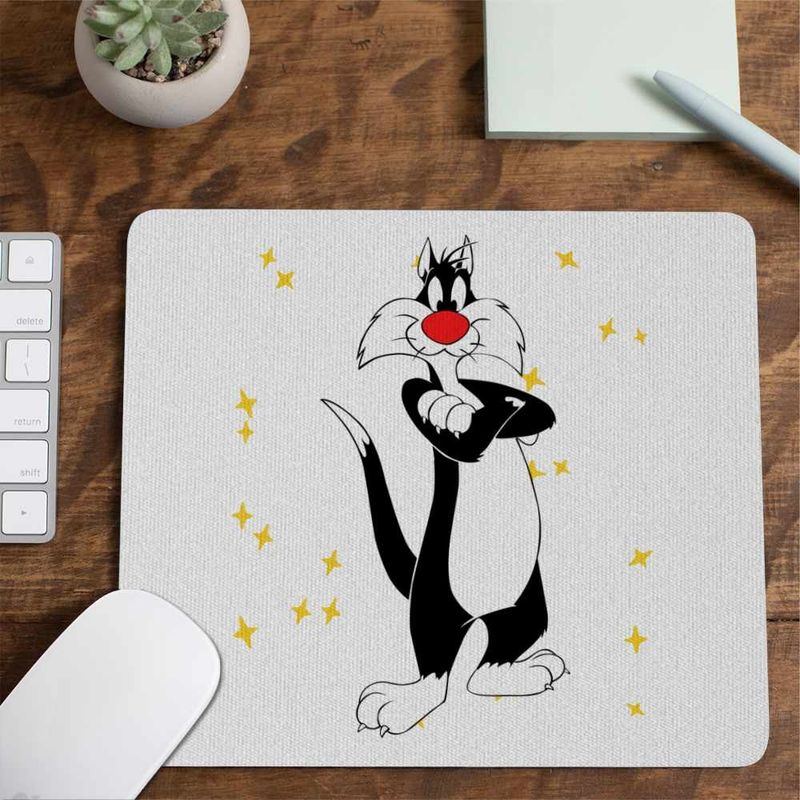 PC, gaming si accesorii - Periferice PC - Mousepad - Mousepad Tweety Motanul Sylvester CoolTrend, 21x19cm - Infinity.ro