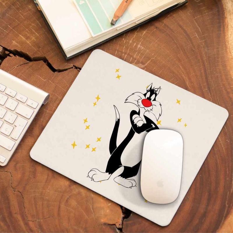 PC, gaming si accesorii - Periferice PC - Mousepad - Mousepad Tweety Motanul Sylvester CoolTrend, 21x19cm - Infinity.ro
