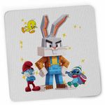 PC, gaming si accesorii - Periferice PC - Mousepad - Mousepad Bugs Bunny Minecraft CoolTrend, 21x19cm - Infinity.ro