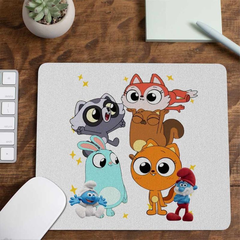 PC, gaming si accesorii - Periferice PC - Mousepad - Mousepad Kiff Chibi Toti Anime CoolTrend, 21x19cm - Infinity.ro