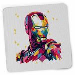 PC, gaming si accesorii - Periferice PC - Mousepad - Mousepad Iron Man Geometric Omul Fier Otel CoolTrend, 21x19cm - Infinity.ro
