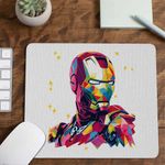 PC, gaming si accesorii - Periferice PC - Mousepad - Mousepad Iron Man Geometric Omul Fier Otel CoolTrend, 21x19cm - Infinity.ro