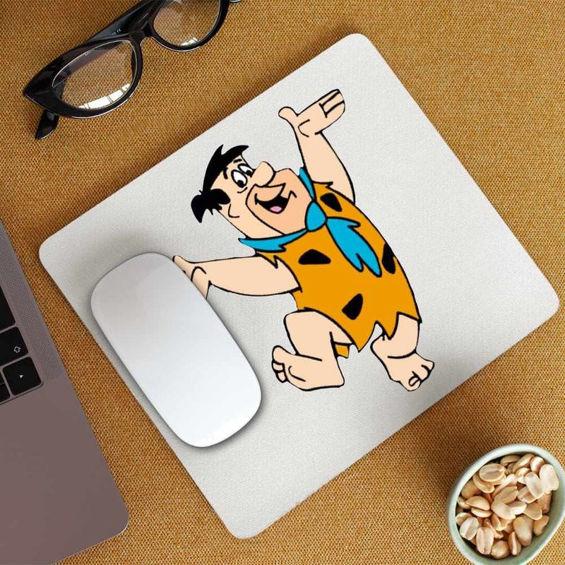 PC, gaming si accesorii - Periferice PC - Mousepad - Mousepad Familia Flintstone Fred Epoca de Piatra, CoolTrend, 21x19cm - Infinity.ro