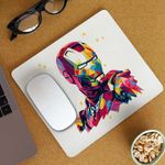 PC, gaming si accesorii - Periferice PC - Mousepad - Mousepad Iron Man Geometric Omul Fier Otel CoolTrend, 21x19cm - Infinity.ro