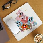 PC, gaming si accesorii - Periferice PC - Mousepad - Mousepad Gumball Toata Familia Gumbal CoolTrend, 21x19cm - Infinity.ro