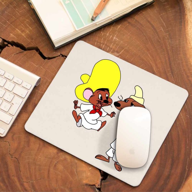 PC, gaming si accesorii - Periferice PC - Mousepad - Mousepad Speedy Gonzales Slowpoke Rodriguez, CoolTrend, 21x19cm - Infinity.ro
