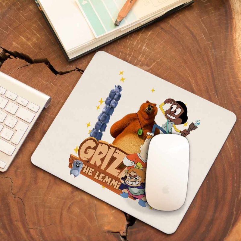 PC, gaming si accesorii - Periferice PC - Mousepad - Mousepad Craig Dumbrava Grizzy Lemingii Grizi CoolTrend, 21x19cm - Infinity.ro