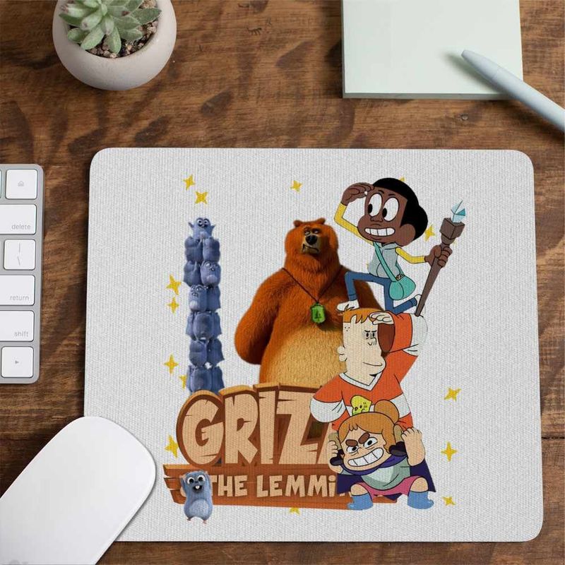 PC, gaming si accesorii - Periferice PC - Mousepad - Mousepad Craig Dumbrava Grizzy Lemingii Grizi CoolTrend, 21x19cm - Infinity.ro
