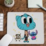 PC, gaming si accesorii - Periferice PC - Mousepad - Mousepad Gumball Desene Animate CoolTrend, 21x19cm - Infinity.ro