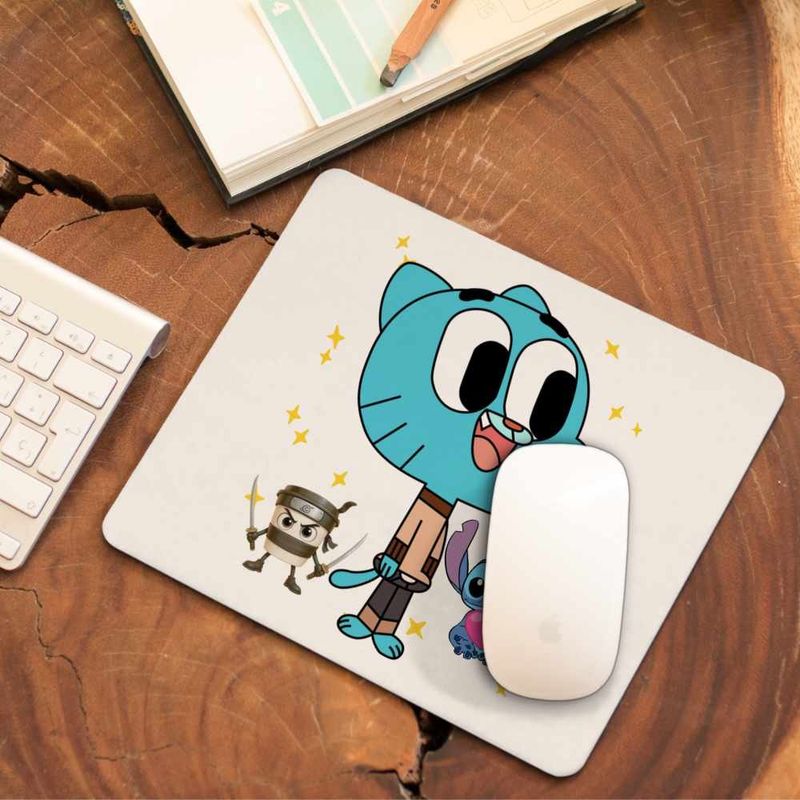 PC, gaming si accesorii - Periferice PC - Mousepad - Mousepad Gumball Desene Animate CoolTrend, 21x19cm - Infinity.ro