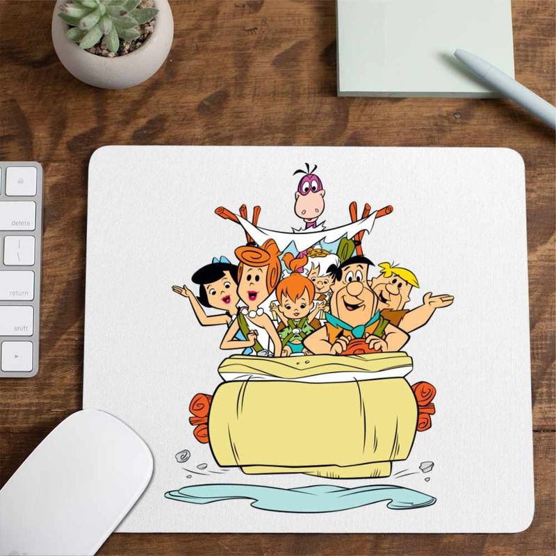 PC, gaming si accesorii - Periferice PC - Mousepad - Mousepad Familia Flintstone Masina Excursie Epoca de Piatra, CoolTrend, 21x19cm - Infinity.ro