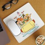 PC, gaming si accesorii - Periferice PC - Mousepad - Mousepad Familia Flintstone Masina Excursie Epoca de Piatra, CoolTrend, 21x19cm - Infinity.ro