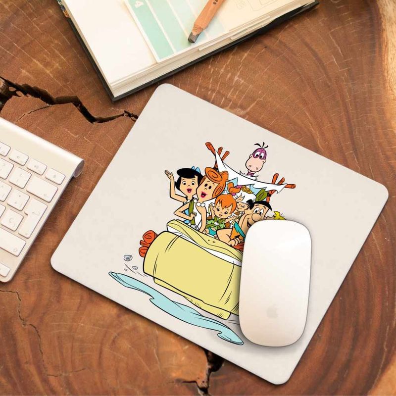 PC, gaming si accesorii - Periferice PC - Mousepad - Mousepad Familia Flintstone Masina Excursie Epoca de Piatra, CoolTrend, 21x19cm - Infinity.ro