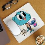 PC, gaming si accesorii - Periferice PC - Mousepad - Mousepad Gumball Desene Animate CoolTrend, 21x19cm - Infinity.ro