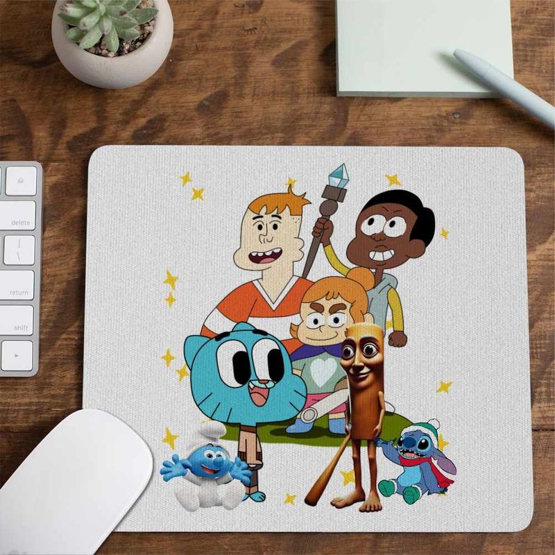 PC, gaming si accesorii - Periferice PC - Mousepad - Mousepad Craig si Dumbrava Gumball Tung Sahur CoolTrend, 21x19cm - Infinity.ro