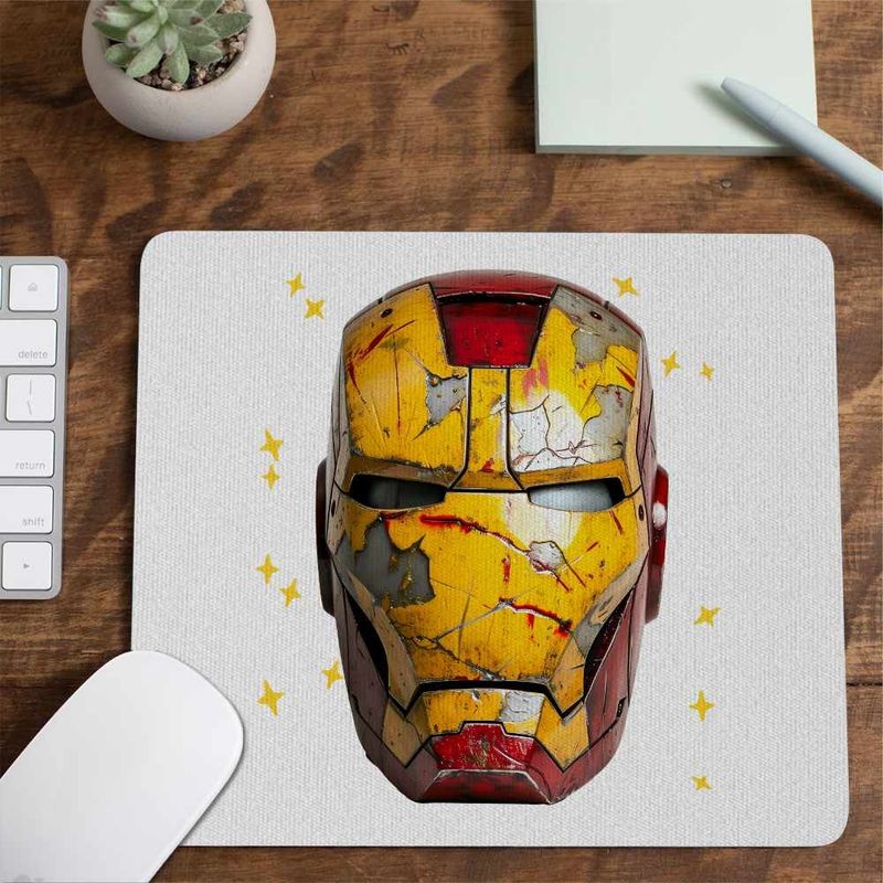 PC, gaming si accesorii - Periferice PC - Mousepad - Mousepad Iron Man Casca CoolTrend, 21x19cm - Infinity.ro