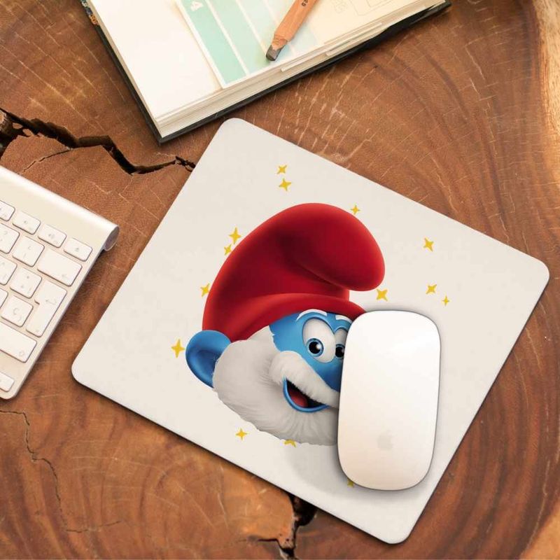 PC, gaming si accesorii - Periferice PC - Mousepad - Mousepad Papa Strumf Smurf CoolTrend, 21x19cm - Infinity.ro