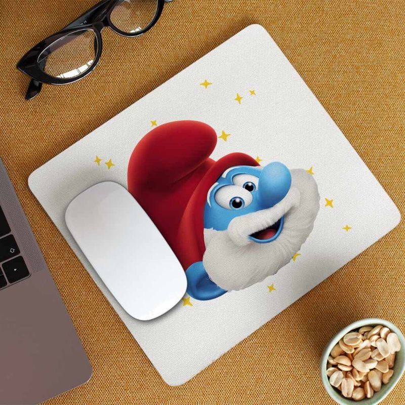 PC, gaming si accesorii - Periferice PC - Mousepad - Mousepad Papa Strumf Smurf CoolTrend, 21x19cm - Infinity.ro
