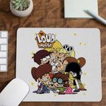 PC, gaming si accesorii - Periferice PC - Mousepad - Mousepad Casa Loud Personaje CoolTrend, 21x19cm - Infinity.ro