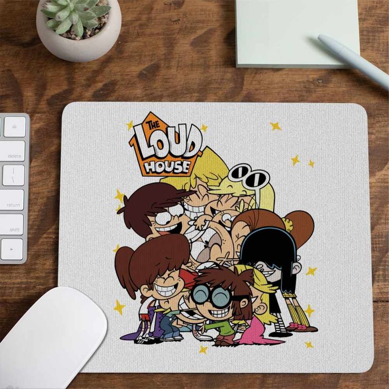 PC, gaming si accesorii - Periferice PC - Mousepad - Mousepad Casa Loud Personaje CoolTrend, 21x19cm - Infinity.ro