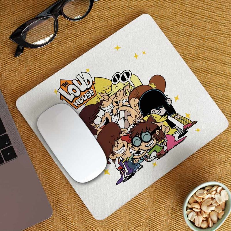 PC, gaming si accesorii - Periferice PC - Mousepad - Mousepad Casa Loud Personaje CoolTrend, 21x19cm - Infinity.ro