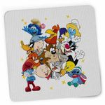 PC, gaming si accesorii - Periferice PC - Mousepad - Mousepad Bugs Bunny Looney Tunes Prieteni CoolTrend, 21x19cm - Infinity.ro