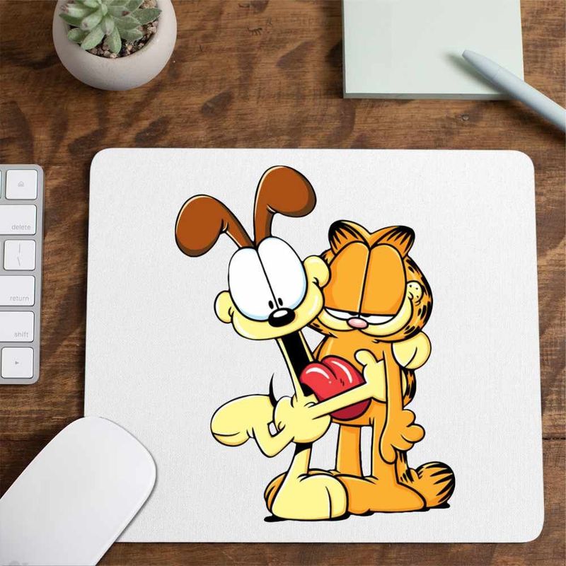 PC, gaming si accesorii - Periferice PC - Mousepad - Mousepad Garfield Odie Best Friends, CoolTrend, 21x19cm - Infinity.ro