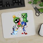 PC, gaming si accesorii - Periferice PC - Mousepad - Mousepad Marvin Blue Sonic Creeper Looney Desene, CoolTrend, 21x19cm - Infinity.ro