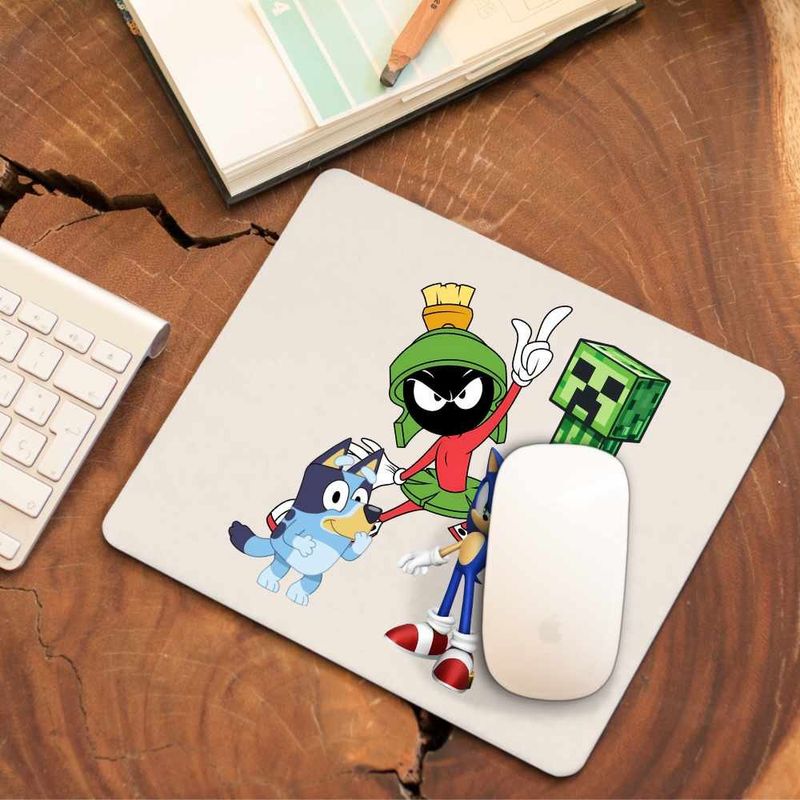 PC, gaming si accesorii - Periferice PC - Mousepad - Mousepad Marvin Blue Sonic Creeper Looney Desene, CoolTrend, 21x19cm - Infinity.ro