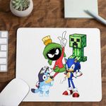 PC, gaming si accesorii - Periferice PC - Mousepad - Mousepad Marvin Blue Sonic Creeper Looney Desene, CoolTrend, 21x19cm - Infinity.ro