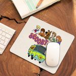 PC, gaming si accesorii - Periferice PC - Mousepad - Mousepad Scooby Doo Friends Logo Mistere Fantome, CoolTrend, 21x19cm - Infinity.ro