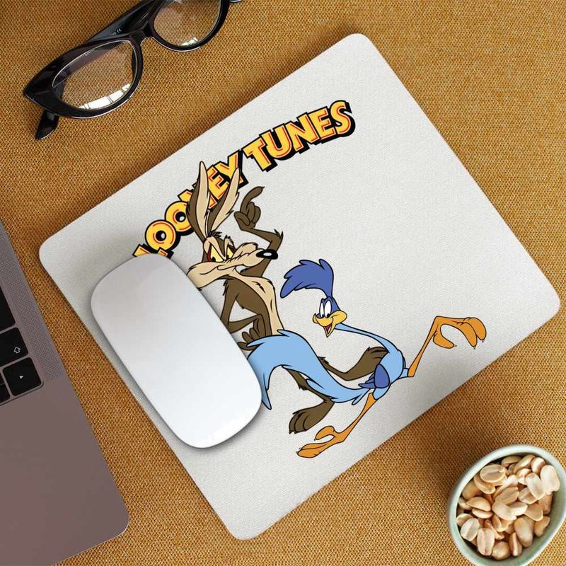 PC, gaming si accesorii - Periferice PC - Mousepad - Mousepad Coiotul Strutul Desene Animate, CoolTrend, 21x19cm - Infinity.ro