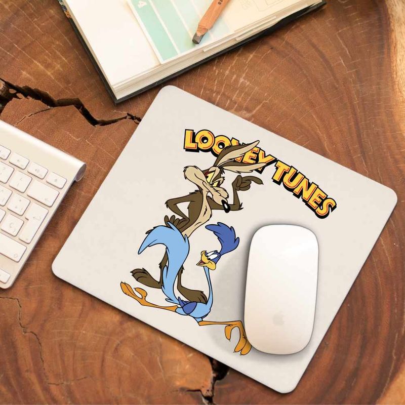 PC, gaming si accesorii - Periferice PC - Mousepad - Mousepad Coiotul Strutul Desene Animate, CoolTrend, 21x19cm - Infinity.ro