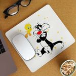 PC, gaming si accesorii - Periferice PC - Mousepad - Mousepad Tweety Motan Sylvester Urmarire CoolTrend, 21x19cm - Infinity.ro