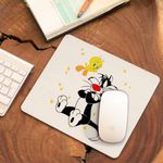 PC, gaming si accesorii - Periferice PC - Mousepad - Mousepad Tweety Motan Sylvester Urmarire CoolTrend, 21x19cm - Infinity.ro