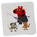 PC, gaming si accesorii - Periferice PC - Mousepad - Mousepad Peppa Star Wars Darth Maul CoolTrend, 21x19cm - Infinity.ro