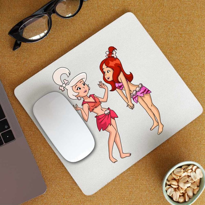 PC, gaming si accesorii - Periferice PC - Mousepad - Mousepad Familia Jetson Judy Epoca de Piatra, CoolTrend, 21x19cm - Infinity.ro
