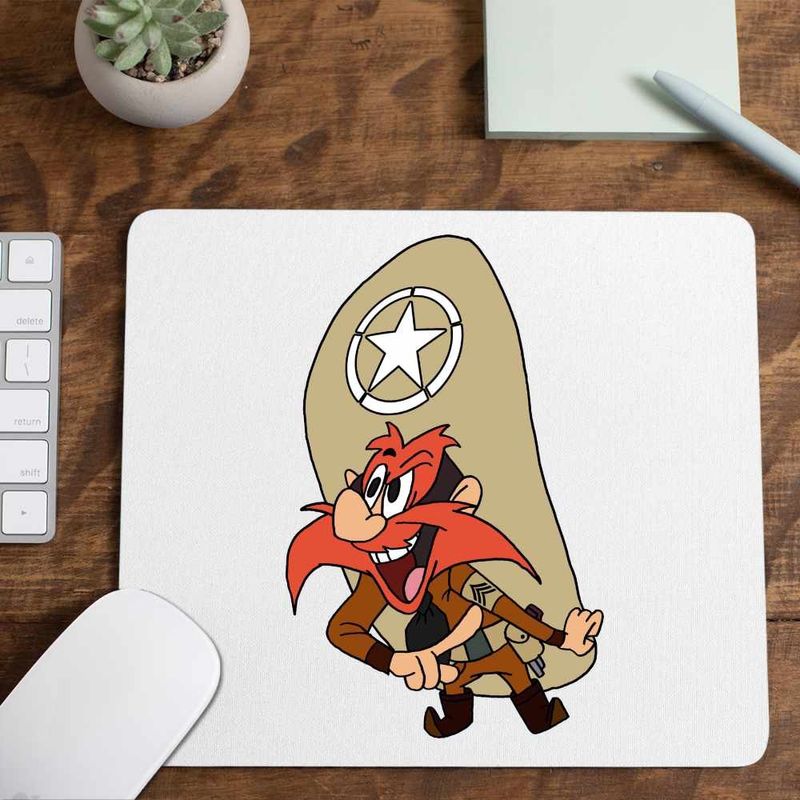 PC, gaming si accesorii - Periferice PC - Mousepad - Mousepad Yosemite Sam Serif Looney Tunes, CoolTrend, 21x19cm - Infinity.ro