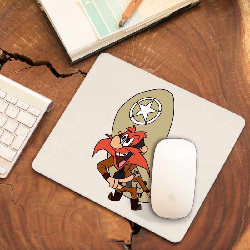 PC, gaming si accesorii - Periferice PC - Mousepad - Mousepad Yosemite Sam Serif Looney Tunes, CoolTrend, 21x19cm - Infinity.ro