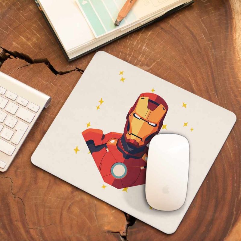 PC, gaming si accesorii - Periferice PC - Mousepad - Mousepad Marvel Omul de Fier Iron Man CoolTrend, 21x19cm - Infinity.ro
