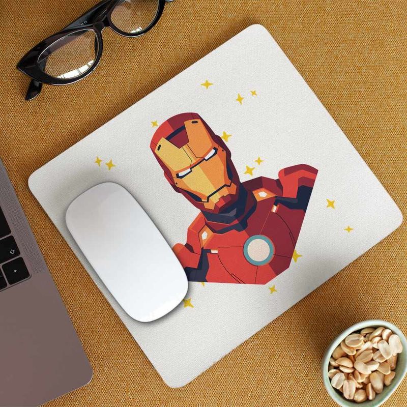 PC, gaming si accesorii - Periferice PC - Mousepad - Mousepad Marvel Omul de Fier Iron Man CoolTrend, 21x19cm - Infinity.ro