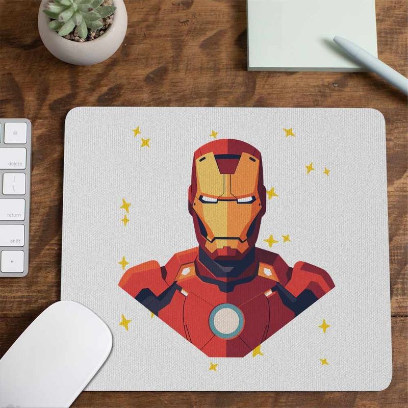 PC, gaming si accesorii - Periferice PC - Mousepad - Mousepad Marvel Omul de Fier Iron Man CoolTrend, 21x19cm - Infinity.ro