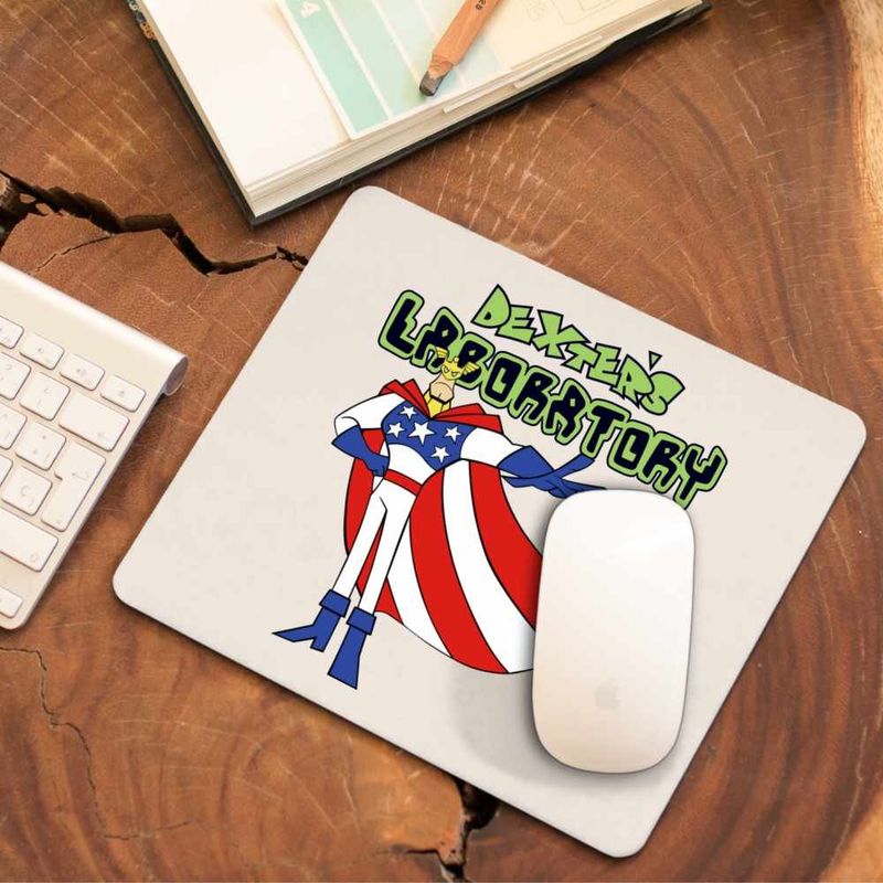 PC, gaming si accesorii - Periferice PC - Mousepad - Mousepad Dexters Laboratory Major Glory Super Erou, CoolTrend, 21x19cm - Infinity.ro